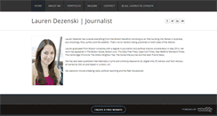 Desktop Screenshot of laurendezenski.com